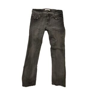 Premium Denim Slim Jeans Black Mens 34x30